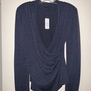 Ann Taylor wrap shirt